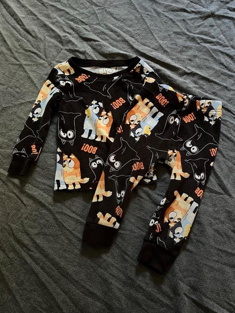 Bluey Halloween Boo! Unisex Pajama Set